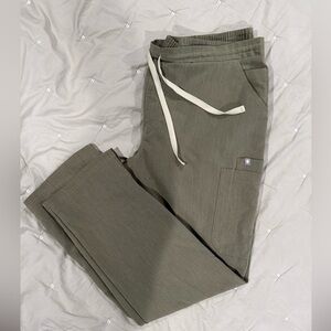 Figs Women’s Yola Scrub Pants Heathered Olive XL